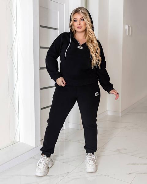 Костюм спорт Seven Zikina (48-62) 944 black (зима)