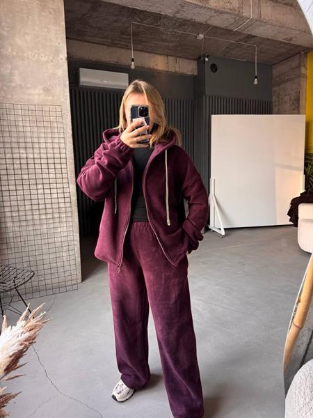 Костюм спорт Femzone (42-58) 1153 wine (зима)