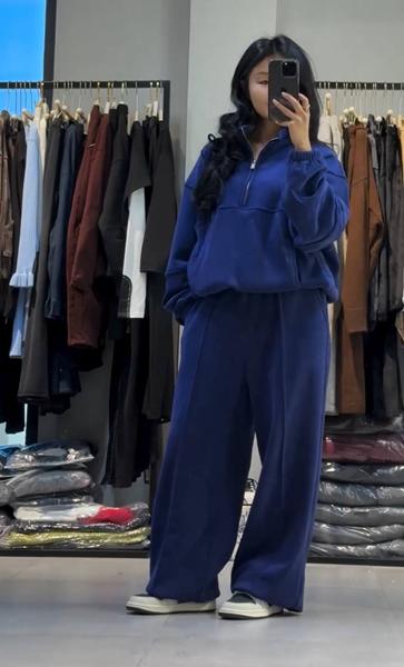 Костюм спорт Femzone (42-58) 1157 blue (зима)