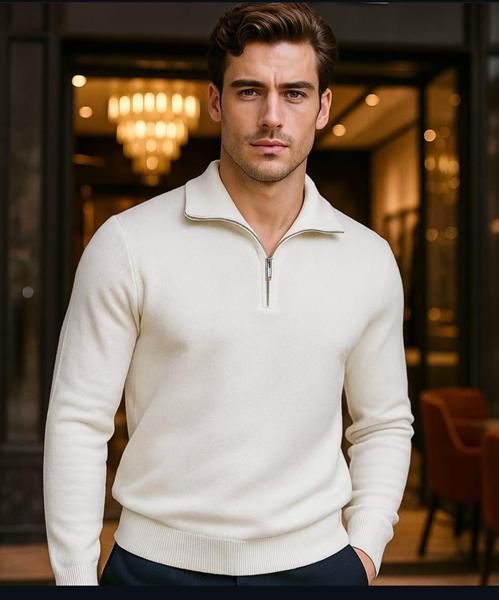 Свитер Vip Stendo (M-2XL) 5955 milk (зима)