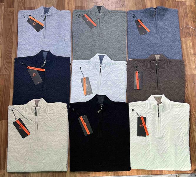 Свитер Vip Stendo (L-2XL) 73503 khaki (зима)