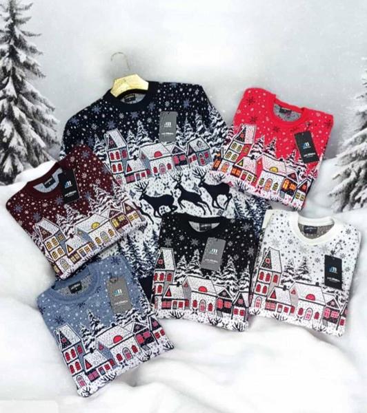 Свитер Vip Stendo (M-XL) VS1661 red (зима)