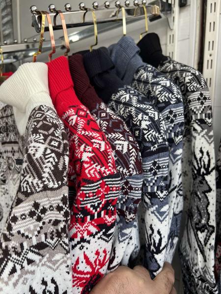 Свитер Vip Stendo (M-XL) VS1671 d.grey (зима)