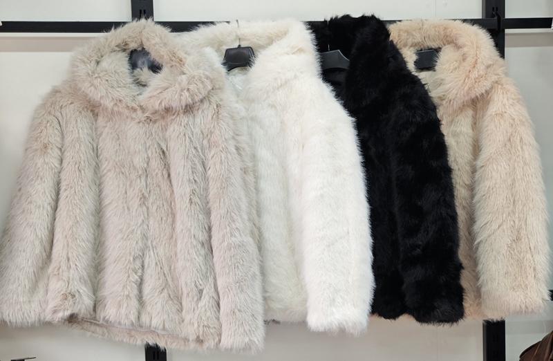 Шуба Modnulya (S-L) 818 l.beige (зима)