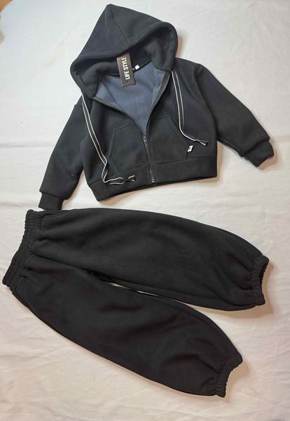 Костюм спорт Bright Harmony (134-146) B3855 black (зима)