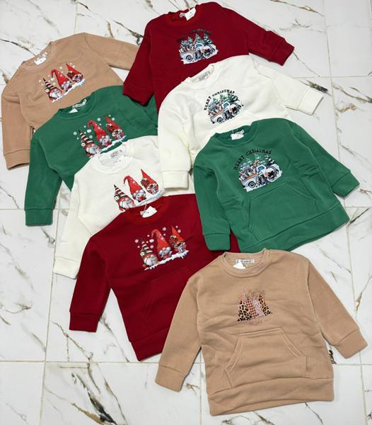 Худи Bright Harmony (110-128) B732 beige-red (зима)