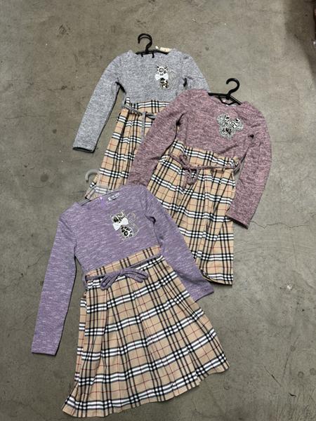 Платье Bright Harmony (116-140) BH30 grey (деми)