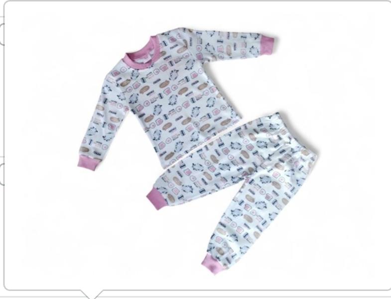 Пижама Malibu2 (1-4) 14450  grey (зима)