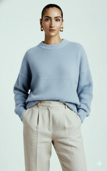 Свитер Lora (42-48) 401 l.blue (зима)