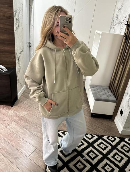 Кофта спорт Lora (one size) LR865 mint (зима)