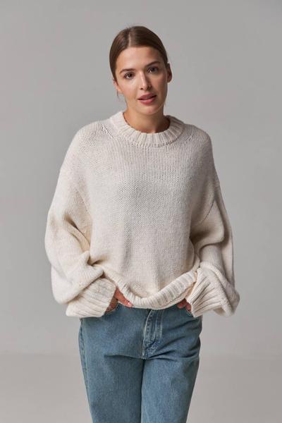 Свитер Lora (one size) LR868 l.beige (зима)