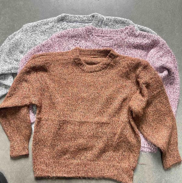 Свитер Lora (one size) LR877 pink (зима)