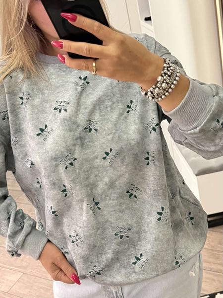 Свитер Lora (one size) LR900 grey (зима)