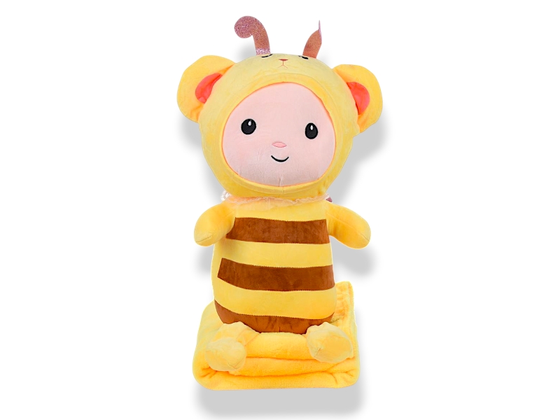 Плед Obuv OK2 (120*160) 7503 (12121), Бджола 50х20, плед 160х120 (деми)