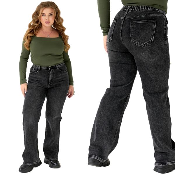 Джинсы Beki (32-42) 1041 d.grey (зима)