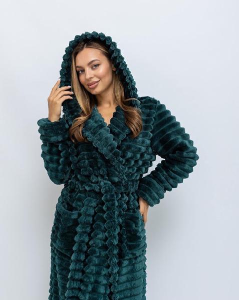 Халат Cotpark (M-2XL) C6 green (зима)