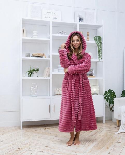 Халат Cotpark (M-2XL) C9 pink (зима)