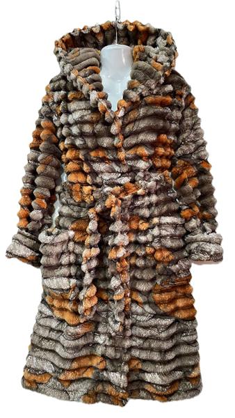 Халат Cotpark (M-2XL) C18 brown (зима)