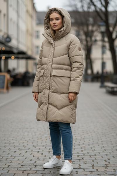 Куртка DKNSEL (46-56) 76705 beige (зима)