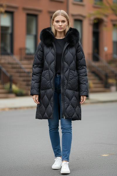 Куртка DKNSEL (46-56) 76725 black (зима)