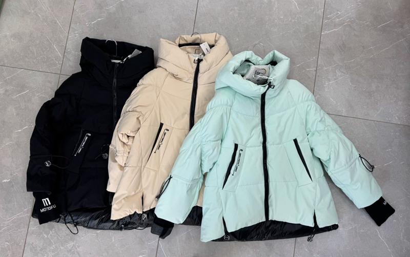 Куртка DKNSEL (42-50) 0461 beige (зима)