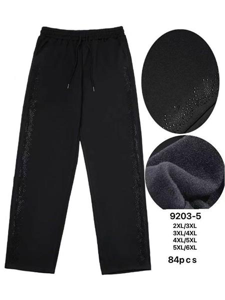 Штаны Hoan (2XL-6XL) 9203-5 black (зима)