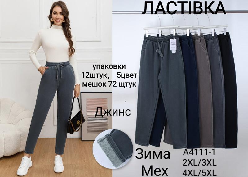 Штаны Hoan (2XL-5XL) A4111-1 black (зима)