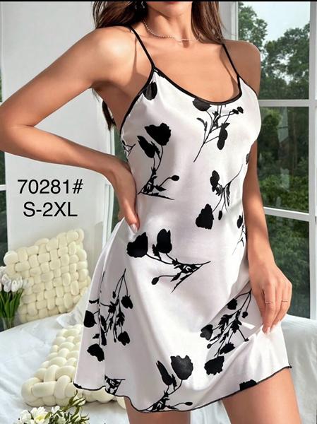 Ночнушка Brilliant (S-2XL) B70282 l.grey (лето)