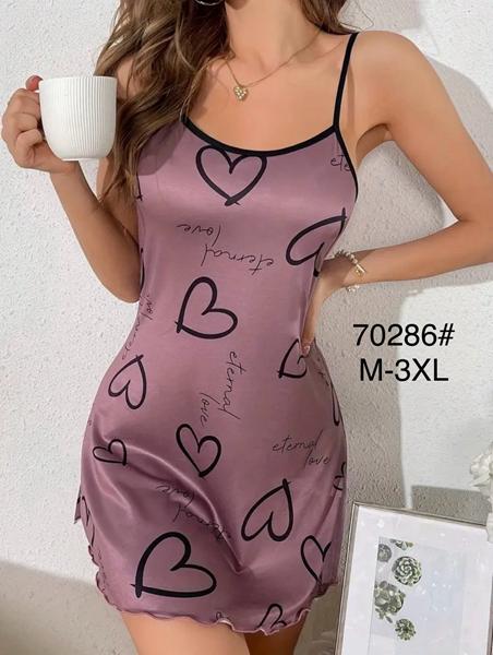 Ночнушка Brilliant (M-3XL) B70288 milk (лето)