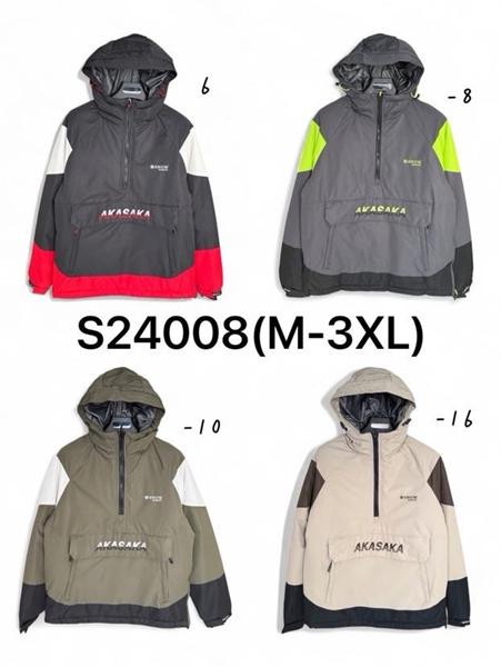 Куртка Ale-Ate (M-3XL) S24008-6 black (зима)