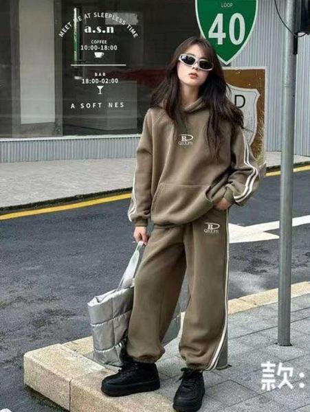 Костюм спорт Delfinka (130-170) 5022 khaki (зима)