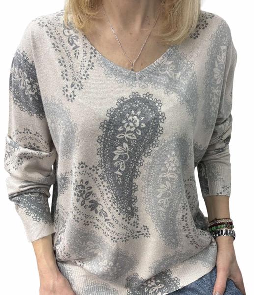 Свитер Elena&Vika (46-52) 25240 beige (деми)