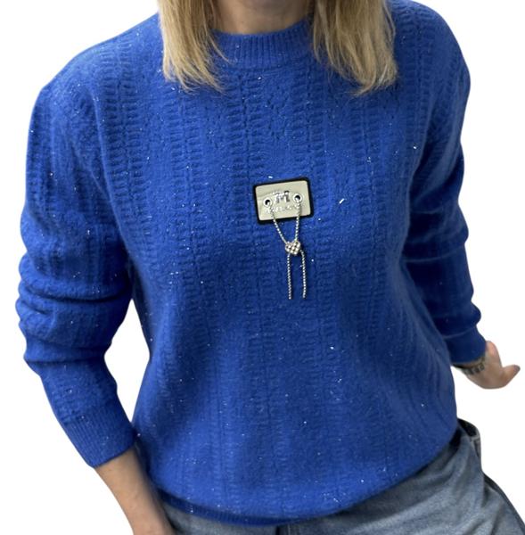 Свитер Elena&Vika (46-52) 25416 blue (деми)