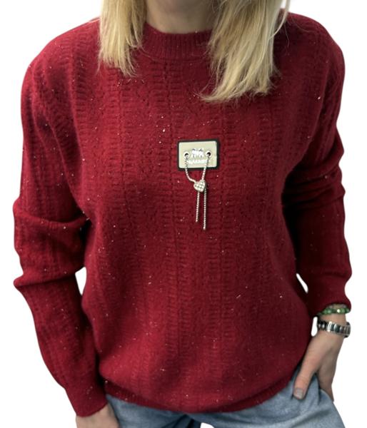 Свитер Elena&Vika (46-52) 25416 red (деми)