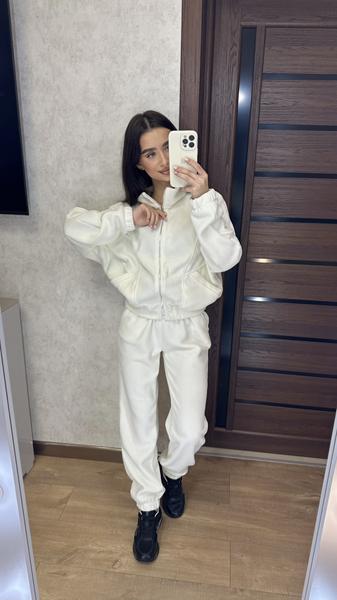 Костюм спорт Valentina (42-50) 088 white (зима)