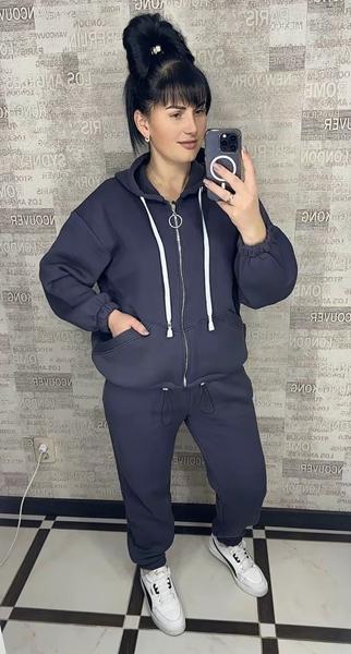 Костюм спорт Valentina (48-56) 091 navy (зима)