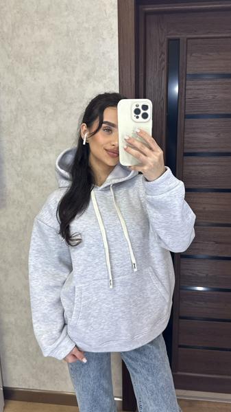 Худи Valentina (42-48) 1 grey (зима)