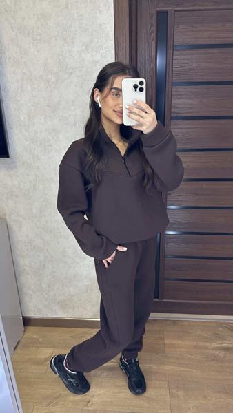 Костюм спорт Valentina (25-50) 107 brown (зима)