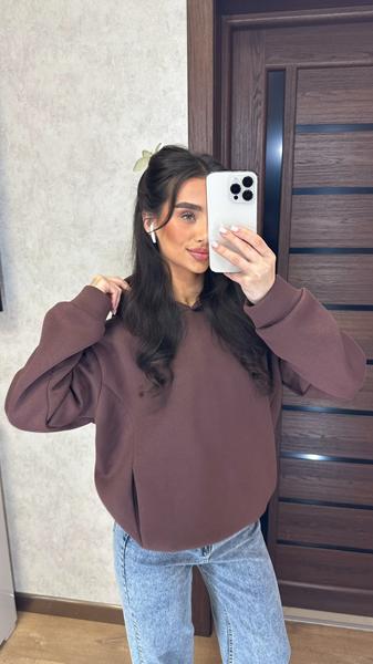 Худи Valentina (42-48) 2 brown (зима)