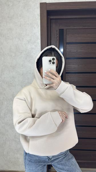 Худи Valentina (42-48) 2 l.beige (зима)