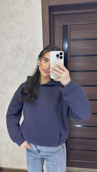 Худи Valentina (42-48) 2 navy (зима)