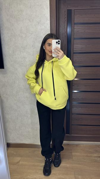Костюм спорт Valentina (42-50) VL119 yellow (зима)