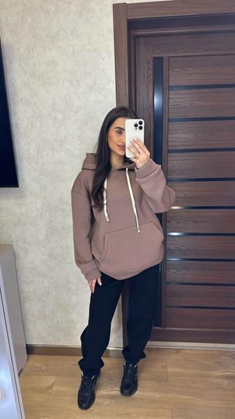 Костюм спорт Valentina (42-50) VL121 brown (зима)