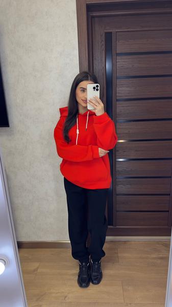 Костюм спорт Valentina (42-50) VL122 red (зима)