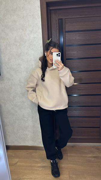 Костюм спорт Valentina (42-50) VL126 beige (зима)