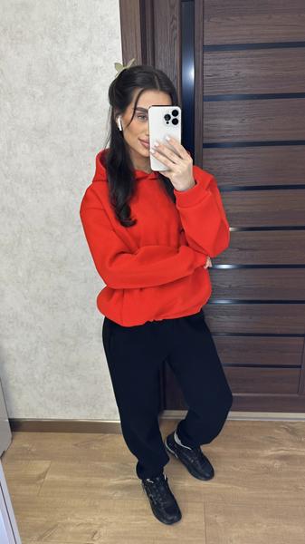 Костюм спорт Valentina (42-50) VL128 red (зима)