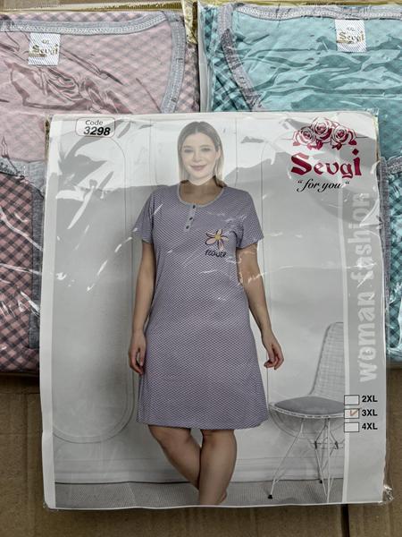 Ночнушка Disneyopt (M-XL) DS419-3298 grey (лето)