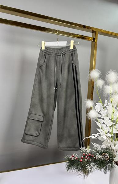 Штаны спорт Delfinka (130-170) C03 khaki (зима)