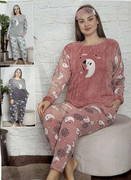 Пижама Estima (XL-4XL) 02160 pink (зима)