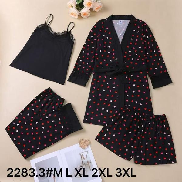 Комплект Estima (M-3XL) 2283-3 black-red (деми)